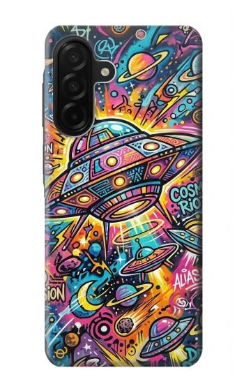 S4085 Cosmic Spaceship Psychedelic Art Case For Samsung Galaxy A26