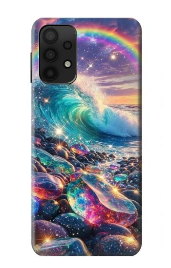 S4084 Rainbow Ocean Wave Fantasy Case For Samsung Galaxy A32 5G