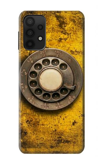 S4107 Retro Rotary Phone Dial Vintage Case For Samsung Galaxy A32 5G