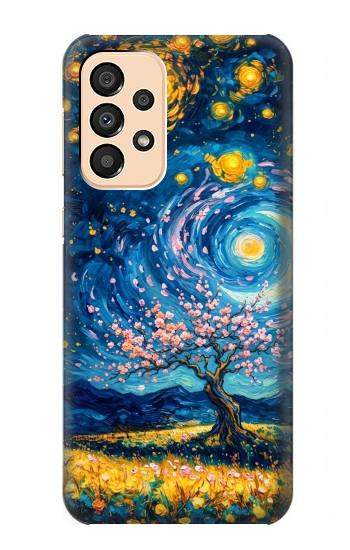 S4081 Dreamy Spiral Galaxy Night Sky Art Case For Samsung Galaxy A33 5G