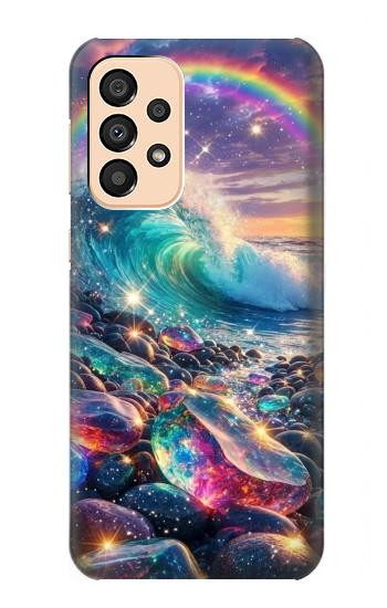 S4084 Rainbow Ocean Wave Fantasy Case For Samsung Galaxy A33 5G