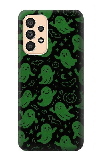 S4087 Cute Green Ghost Cartoon Pattern Case For Samsung Galaxy A33 5G
