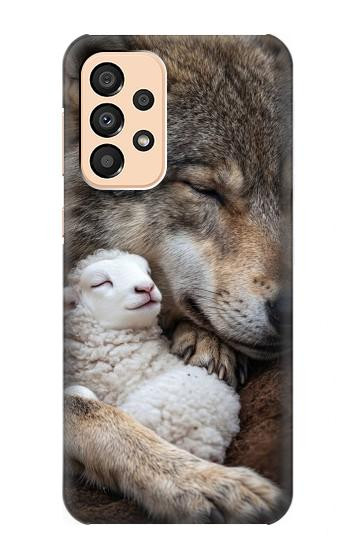 S4089 Gentle Wolf And Lamb Friendship Art Case For Samsung Galaxy A33 5G