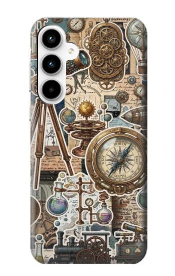 S4100 Vintage Scientific Discovery Collage Case For Samsung Galaxy A35 5G
