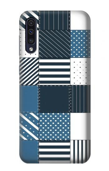 S4082 Modern Geometric Patchwork Pattern Case For Samsung Galaxy A50