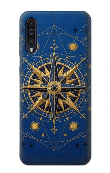 S4086 Nautical Compass Maritime Design Case For Samsung Galaxy A50