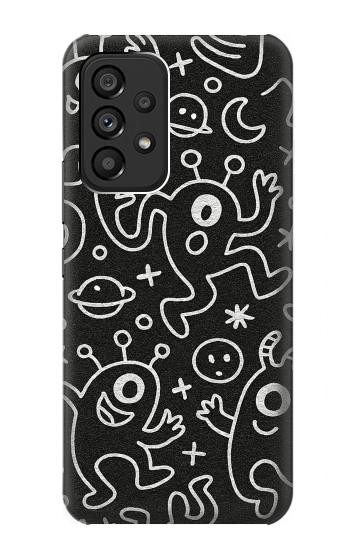 S4101 Cute Cartoon Monster Pattern Case For Samsung Galaxy A53 5G