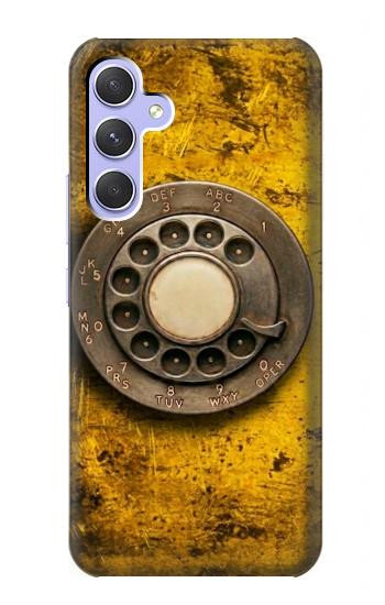 S4107 Retro Rotary Phone Dial Vintage Case For Samsung Galaxy A54 5G