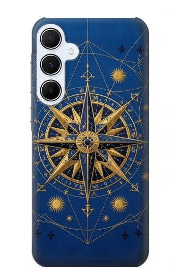 S4086 Nautical Compass Maritime Design Case For Samsung Galaxy A55 5G