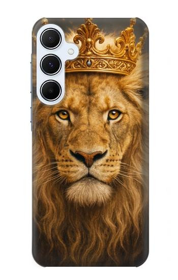 S4093 Royal Lion Portrait Artwork Case For Samsung Galaxy A55 5G
