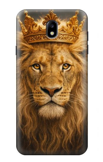S4093 Royal Lion Portrait Artwork Case For Samsung Galaxy J7 (2018), J7 Aero, J7 Top, J7 Aura, J7 Crown, J7 Refine, J7 Eon, J7 V 2nd Gen, J7 Star