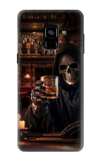 S4102 Vintage Skull Tavern Artwork Case For Samsung Galaxy A8 (2018)