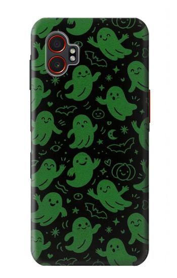 S4087 Cute Green Ghost Cartoon Pattern Case For Samsung Galaxy XCover7 Pro