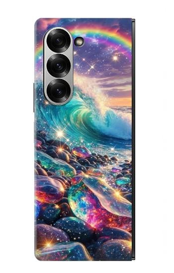S4084 Rainbow Ocean Wave Fantasy Case For Samsung Galaxy Z Fold 6