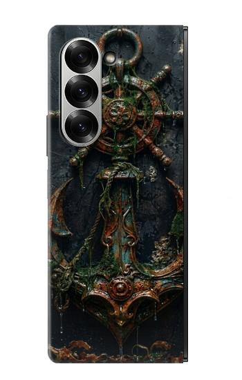 S4106 Vintage Maritime Anchor Helm Art Case For Samsung Galaxy Z Fold 6