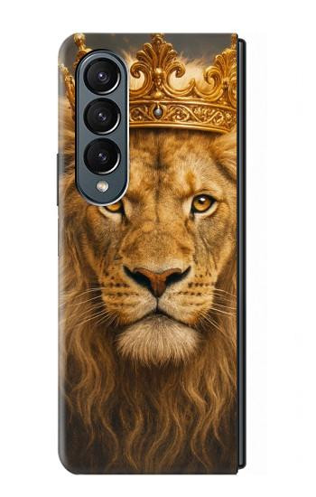 S4093 Royal Lion Portrait Artwork Case For Samsung Galaxy Z Fold 4