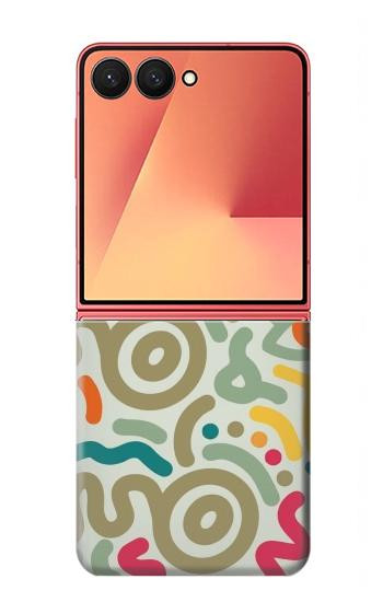 S4078 Abstract Colorful Doodle Pattern Case For Samsung Galaxy Z Flip 7
