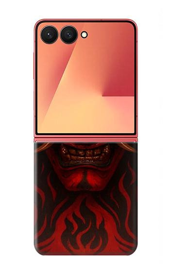S4099 Mystic Red Demon Illustration Case For Samsung Galaxy Z Flip 7