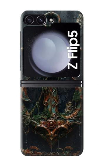 S4106 Vintage Maritime Anchor Helm Art Case For Samsung Galaxy Z Flip 5