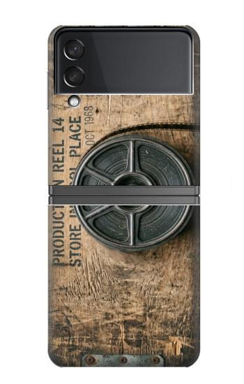 S4108 Vintage Camera Film Reel Artwork Case For Samsung Galaxy Z Flip 4