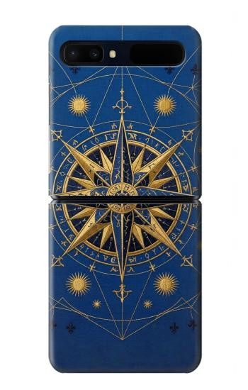 S4086 Nautical Compass Maritime Design Case For Samsung Galaxy Z Flip 5G