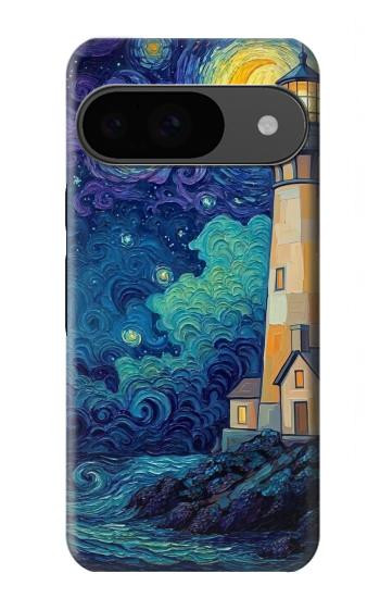 S4092 Moonlit Lighthouse Coastal Painting Case For Google Pixel 9