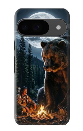 S4095 Majestic Bear Indian Wilderness Art Case For Google Pixel 9