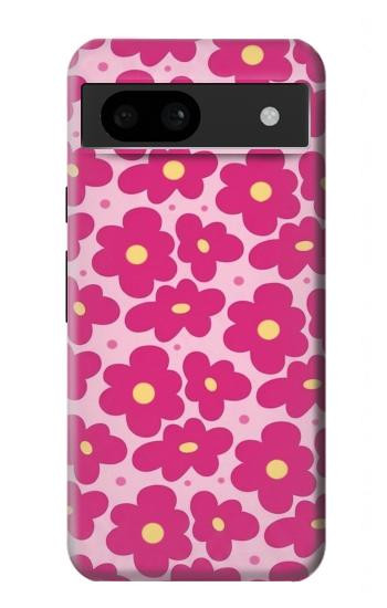 S4097 Pink Floral Seamless Pattern Design Case For Google Pixel 8a