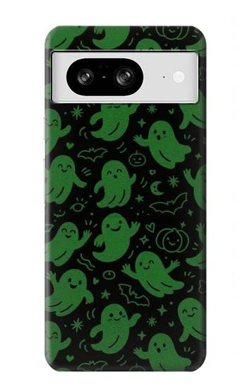 S4087 Cute Green Ghost Cartoon Pattern Case For Google Pixel 8