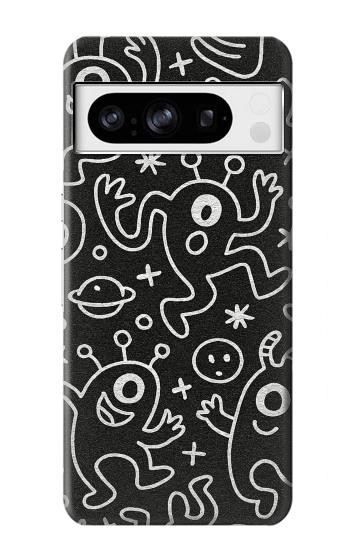 S4101 Cute Cartoon Monster Pattern Case For Google Pixel 8 pro