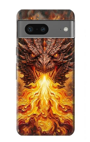 S4090 Epic Fire Dragon Fantasy Illustration Case For Google Pixel 7