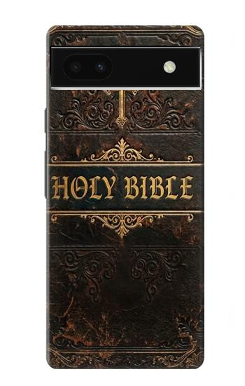 S4109 Vintage Antique Bible Book Cover Art Case For Google Pixel 6a
