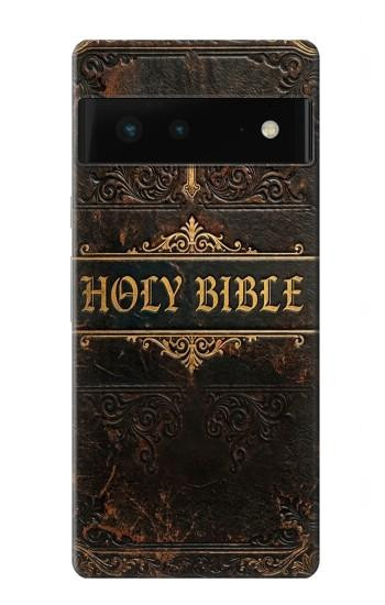 S4109 Vintage Antique Bible Book Cover Art Case For Google Pixel 6