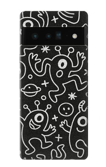 S4101 Cute Cartoon Monster Pattern Case For Google Pixel 6 Pro