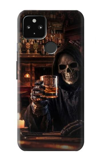S4102 Vintage Skull Tavern Artwork Case For Google Pixel 4a 5G