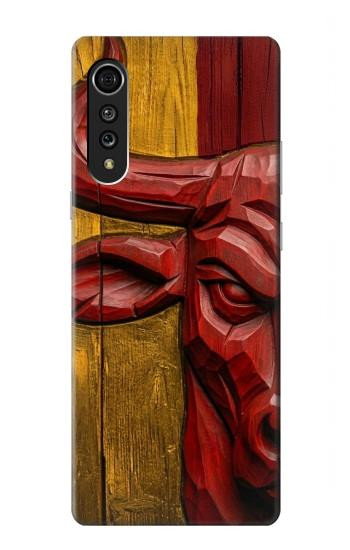 S4098 Span Bull Carved Artwork Case For LG Velvet