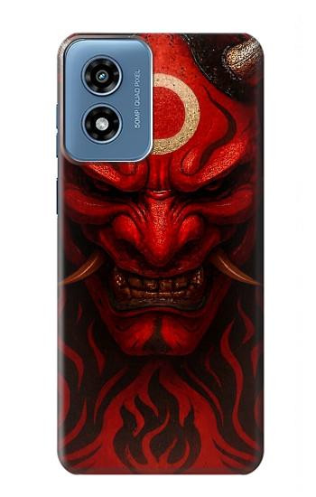 S4099 Mystic Red Demon Illustration Case For Motorola Moto G Play 4G (2024)