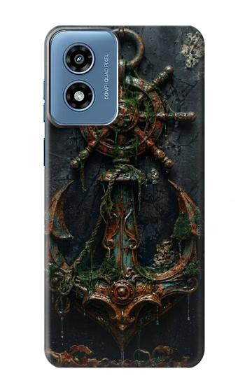 S4106 Vintage Maritime Anchor Helm Art Case For Motorola Moto G Play 4G (2024)
