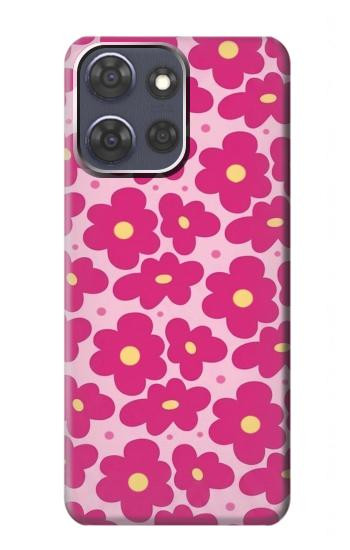 S4097 Pink Floral Seamless Pattern Design Case For Motorola Moto G Power (2025,2026)