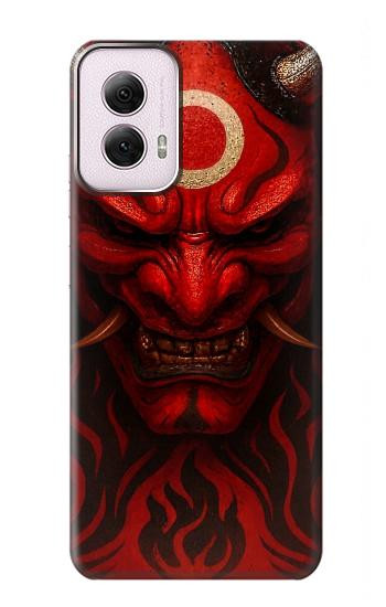 S4099 Mystic Red Demon Illustration Case For Motorola Moto G Power 5G (2024)