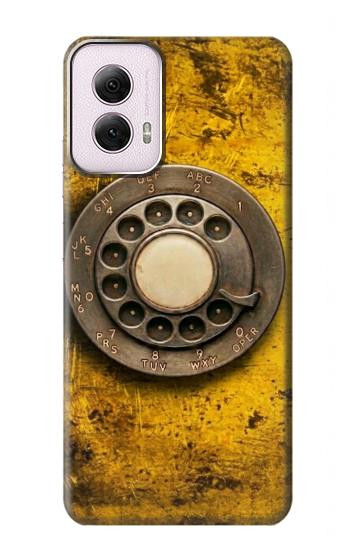 S4107 Retro Rotary Phone Dial Vintage Case For Motorola Moto G Power 5G (2024)