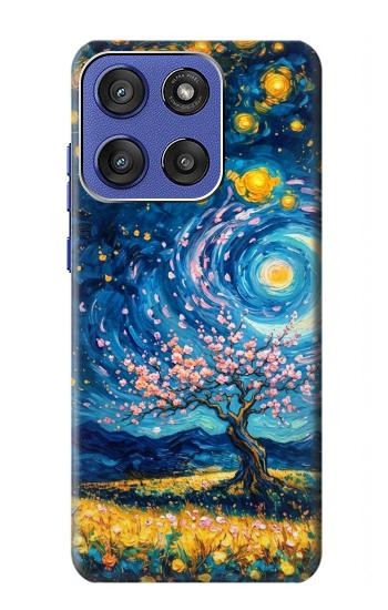 S4081 Dreamy Spiral Galaxy Night Sky Art Case For Motorola Moto G Stylus 5G (2025,2026), Edge 60 Stylus