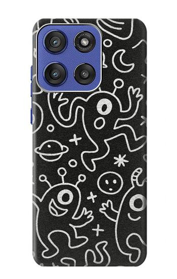S4101 Cute Cartoon Monster Pattern Case For Motorola Moto G Stylus 5G (2025,2026), Edge 60 Stylus