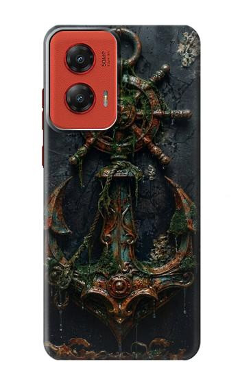 S4106 Vintage Maritime Anchor Helm Art Case For Motorola Moto G Stylus 5G (2024)