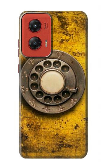 S4107 Retro Rotary Phone Dial Vintage Case For Motorola Moto G Stylus 5G (2024)