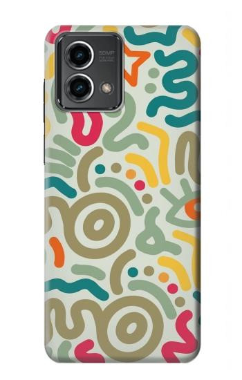 S4078 Abstract Colorful Doodle Pattern Case For Motorola Moto G Stylus 5G (2023)