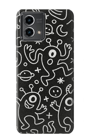 S4101 Cute Cartoon Monster Pattern Case For Motorola Moto G Stylus 5G (2023)