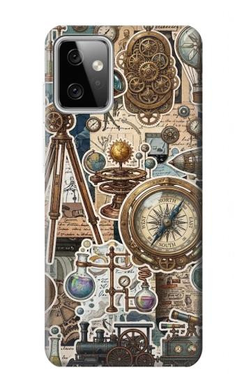 S4100 Vintage Scientific Discovery Collage Case For Motorola Moto G Power (2023) 5G