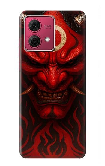 S4099 Mystic Red Demon Illustration Case For Motorola Moto G84