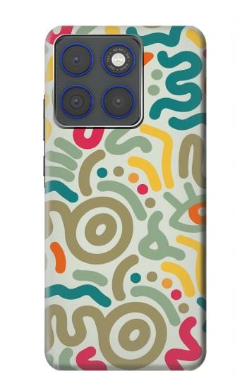 S4078 Abstract Colorful Doodle Pattern Case For Motorola Edge 70